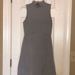 Black and white Midi Charlotte Russe Dress